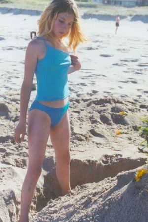 Young girl in blue bikini - very sexy!!!